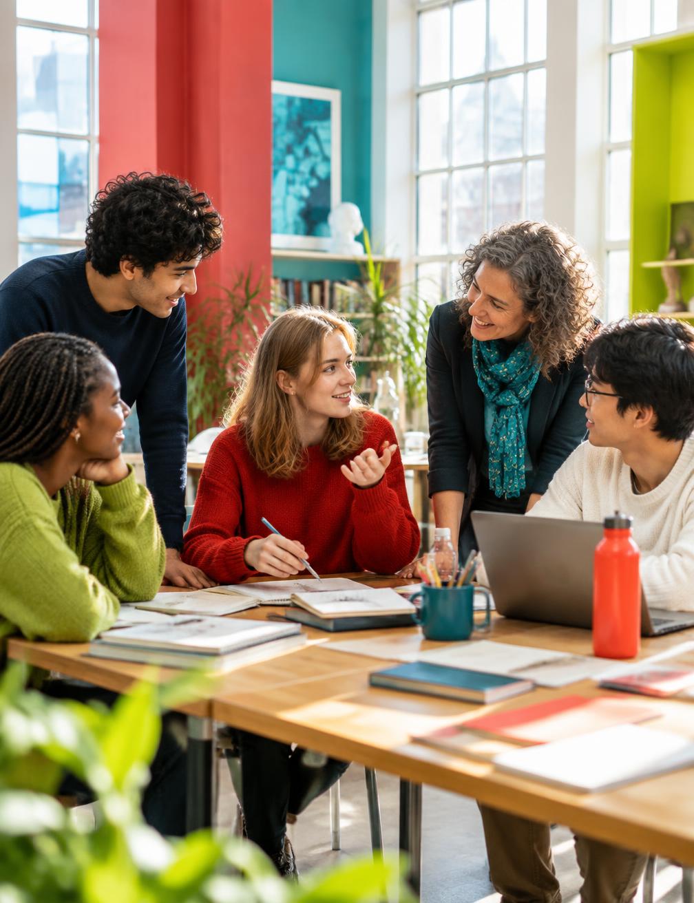 Students and educators learning together